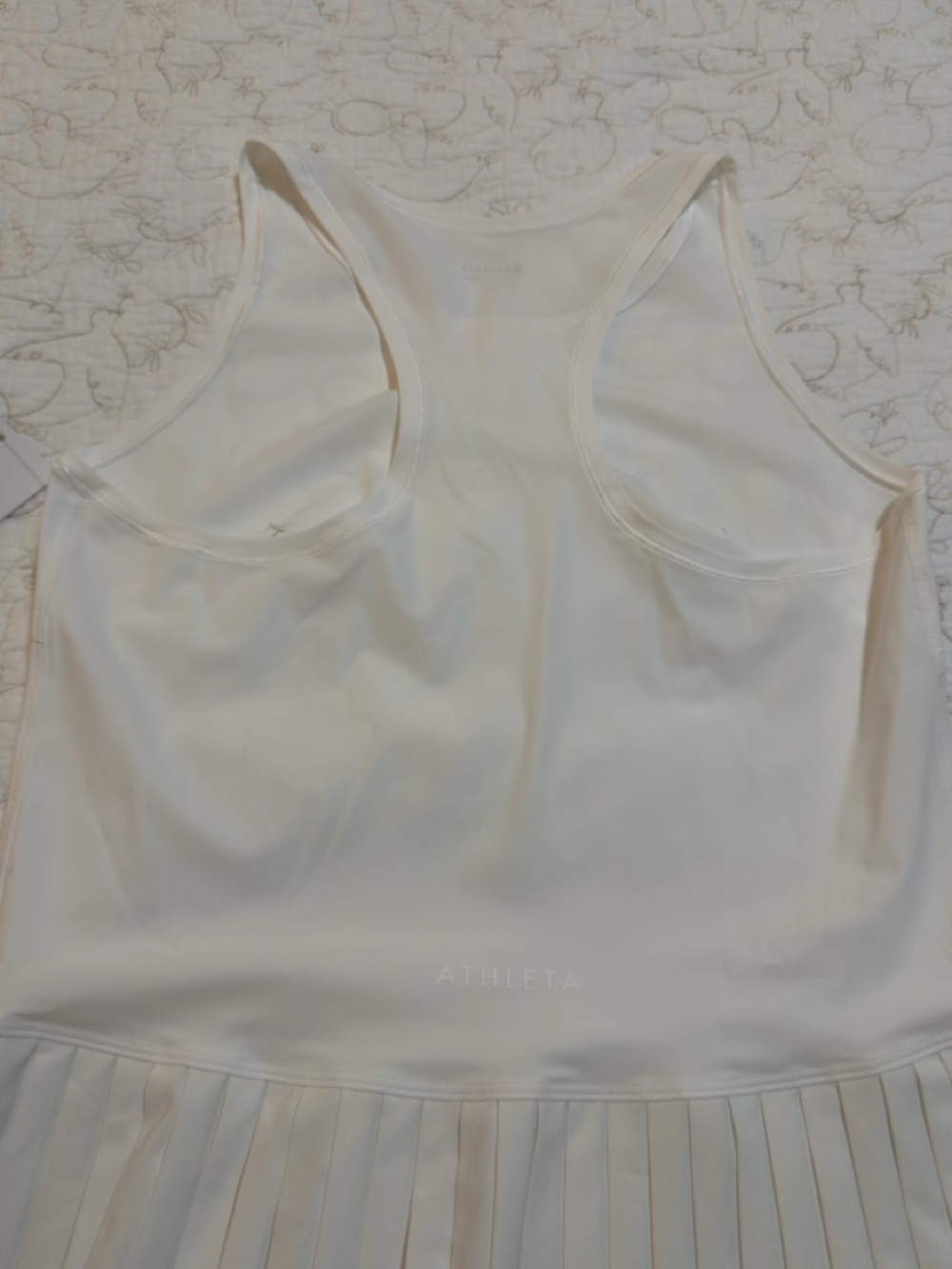 Athleta Cream Racerback Tank - Picture 6 of 6